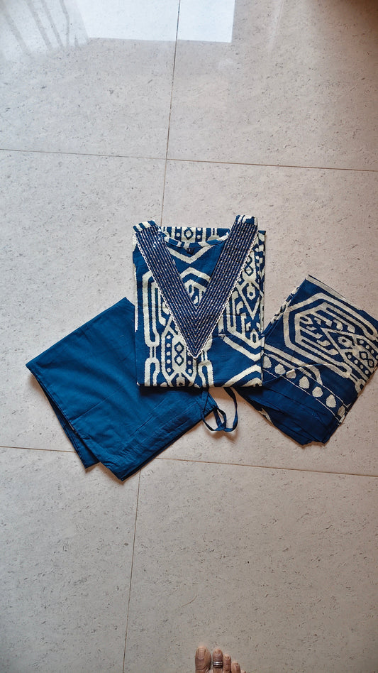 3 Piece Suit jaipur cotton Suit