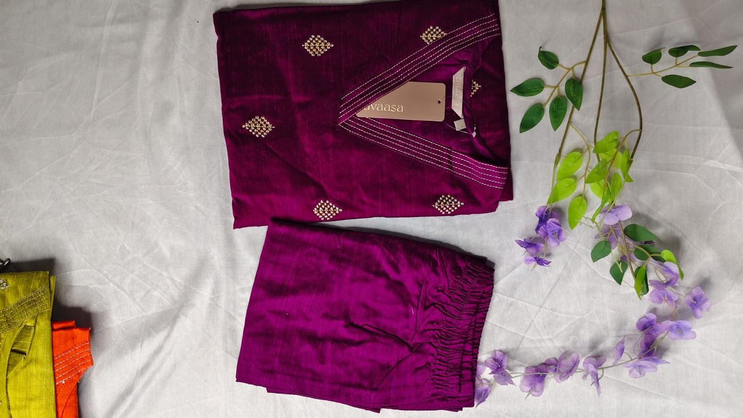 Avaasa- Slub Cotton Co ord set