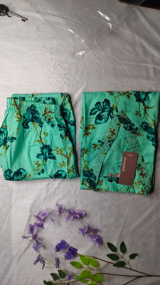 Avaasa - Rayon Office Wear -Floral