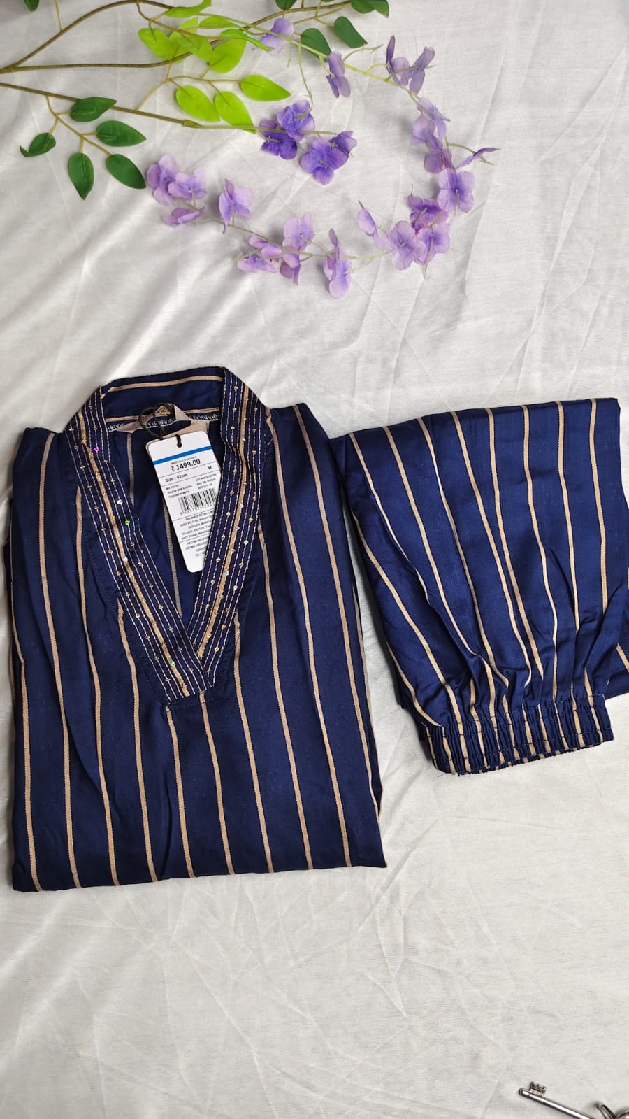 Avaasa - Rayon Office Wear -Blue