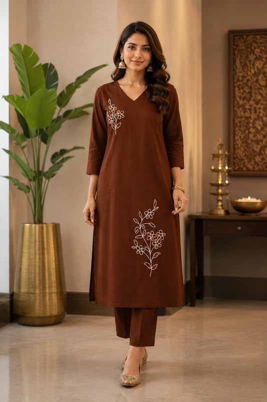 Flowvari- Soft Vertican Co Ord Set