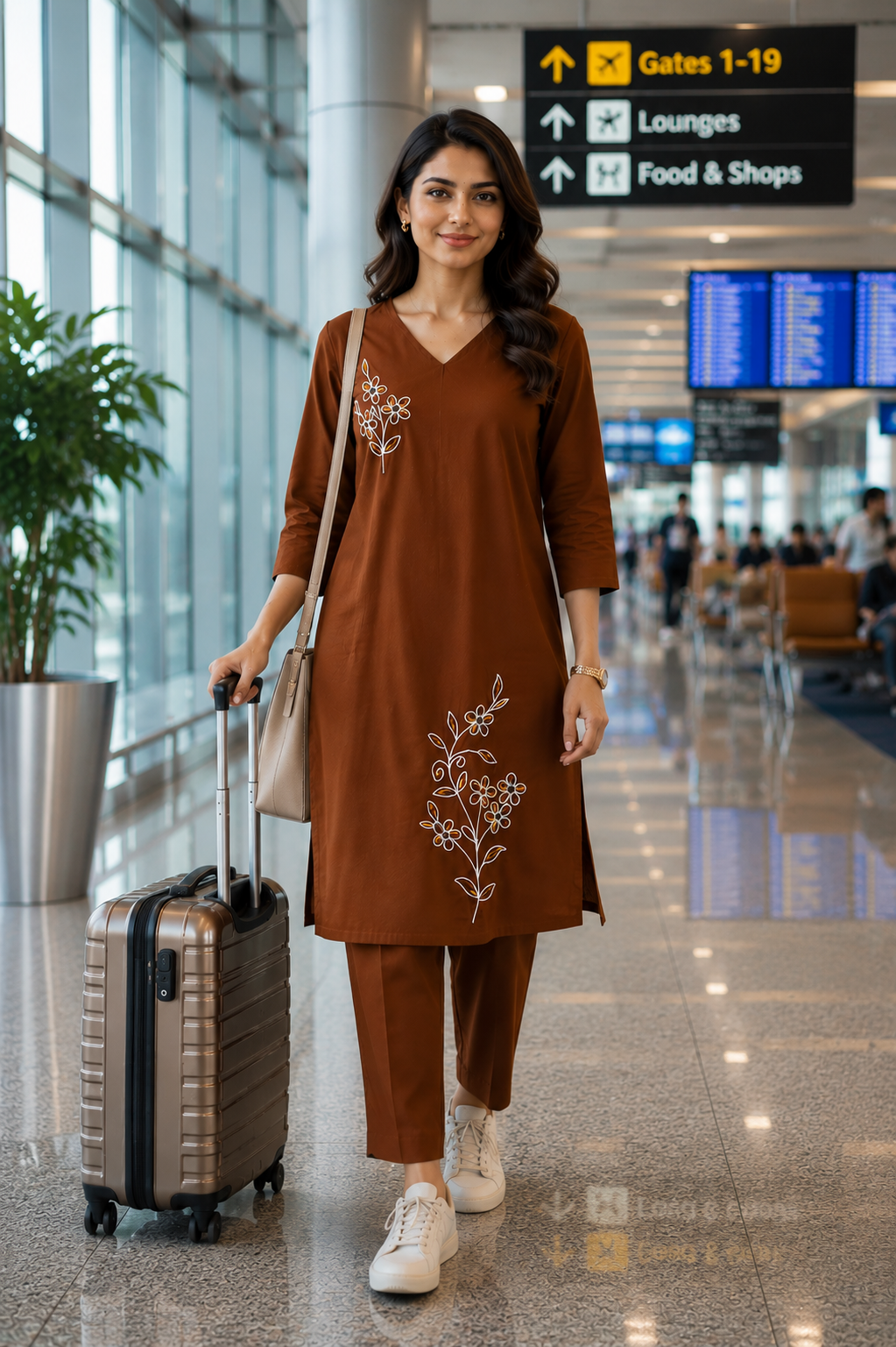 Flowvari- Soft Vertican Co Ord Set