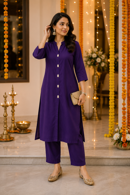 Akshara - Plain Vertican  A Line