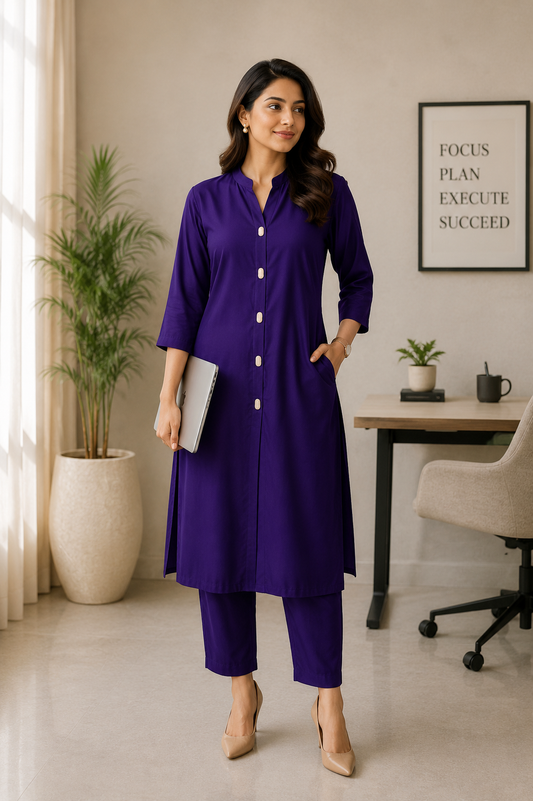Akshara - Plain Vertican  A Line
