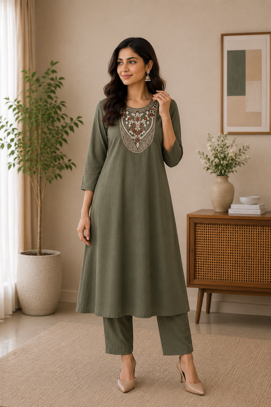 Suhasini- Roman Silk A line
