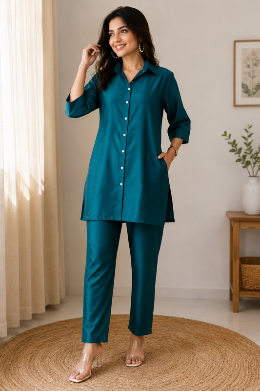 Sarika- Vertican short Co Ord Set