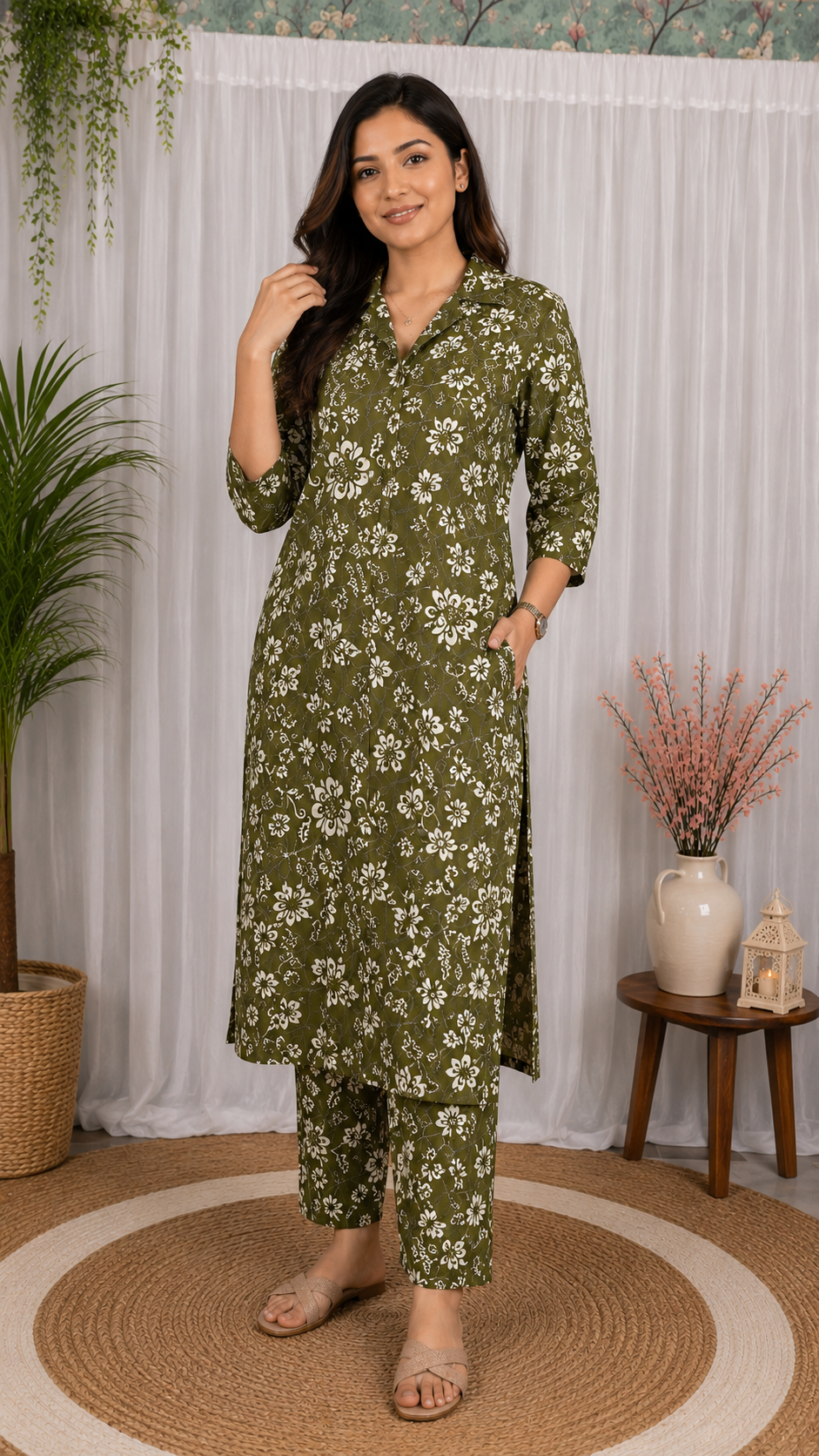 Avaasa- Cotton floral