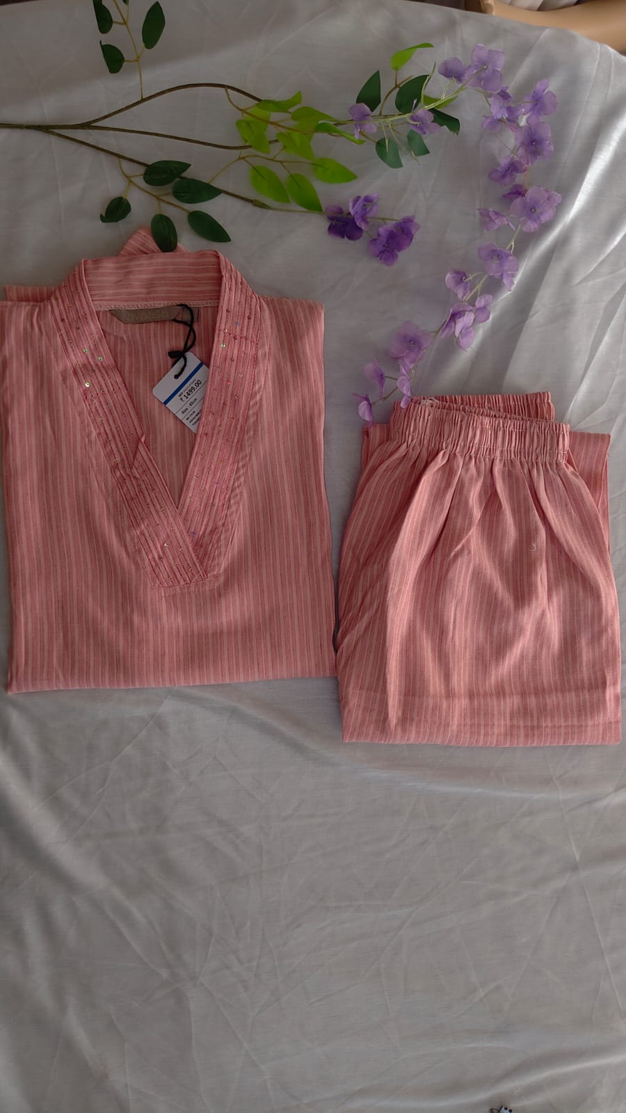 Avaasa - Rayon Office Wear -Light Pink