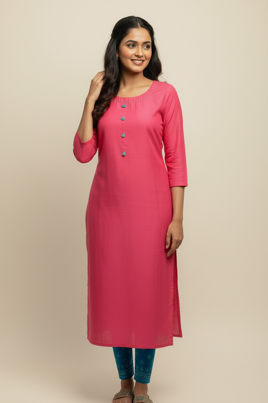Slub Cotton Kurthi