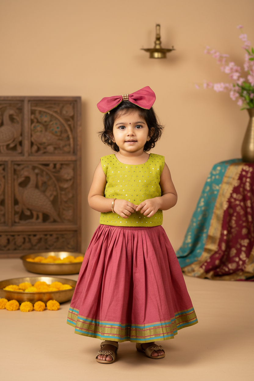 Customized two in one ethnic set