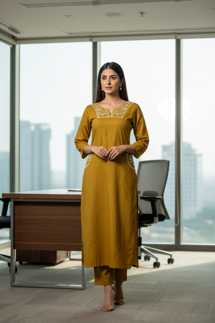 Shanaya- Premium Dabu Cotton Co ord Set